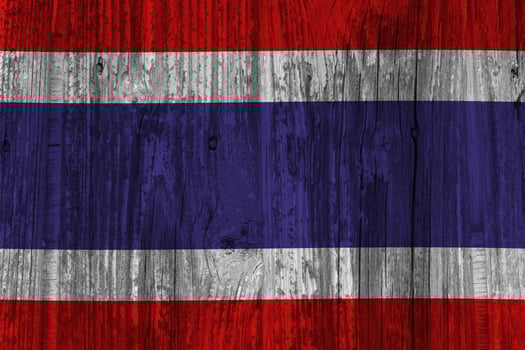 Thailand flag with texture photo