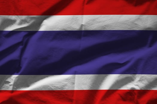 Thailand flag with texture photo