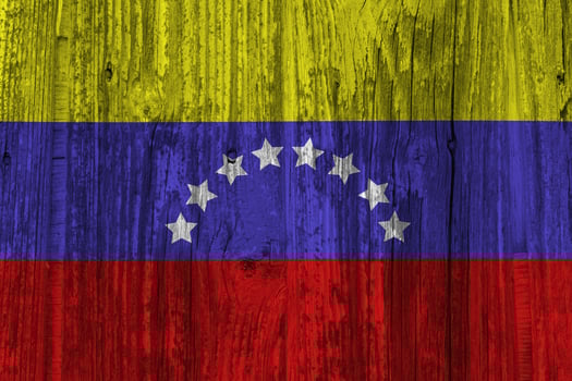 Venezuela flag with texture photo