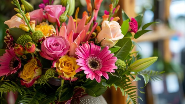 Give the gift of a beautiful bouquet of flowers photo