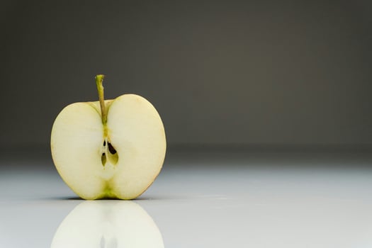 Apple on the table photo