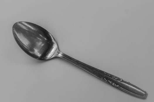 spoon and fork for eating photo