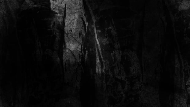 Black scratched grunge texture. Abstract old cement wall painted black crack texture. photo