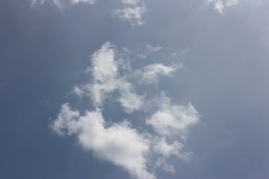 Blue sky background with clouds photo