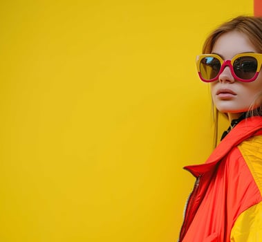 Woman wearing sunglasses photo