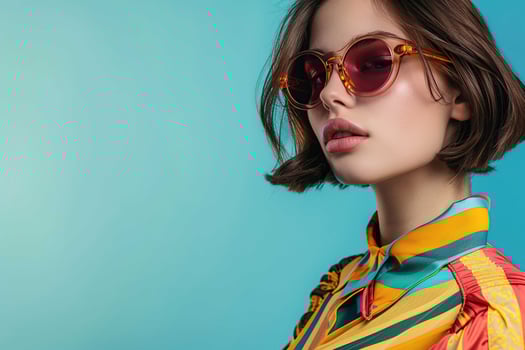 Woman wearing sunglasses photo