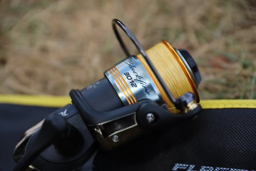 KYIV, UKRAINE - 4 MAY, 2023 Fishing equipment of Flagman brand. Flagman company is one of unconditional leaders of the european fishing market photo