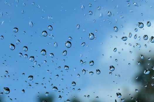 spring rain drops on car glass 1 photo