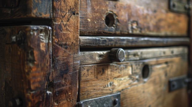 A small hidden compartment for storing prized and rare wines accessible only to the owner of the cellar photo