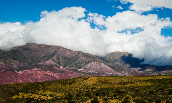 Explosion of colors in the Andes photo