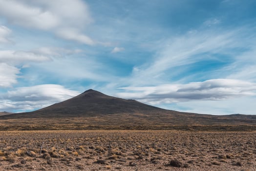 Immense Patagonian steppe photo