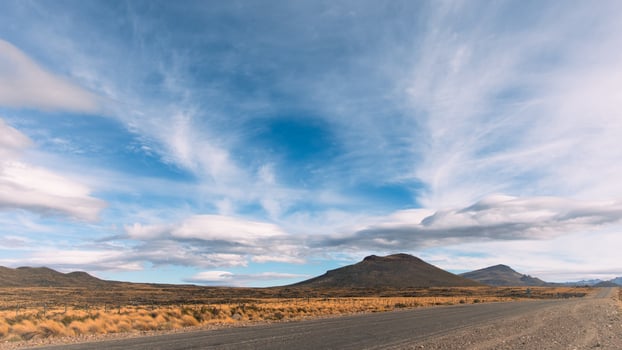 Immense Patagonian steppe photo