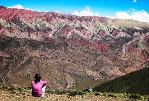 Explosion of colors in the Andes photo