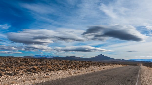 Immense Patagonian steppe photo