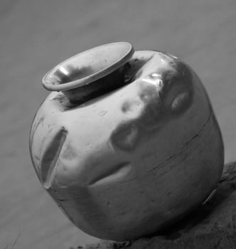 water bowl for religious rituals photo