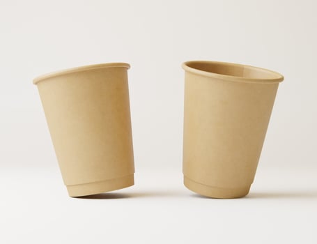 Paper coffee cup mockup photo