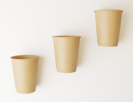 Paper coffee cup mockup photo