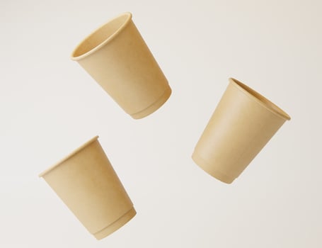 Hot drink paper cup mockup photo