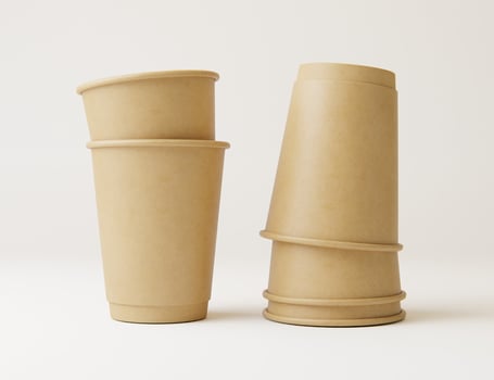 Paper cup mockup photo