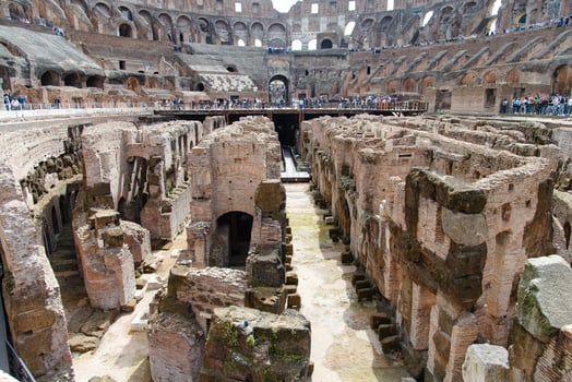 Exploring the Depths of Rome's Colosseum photo