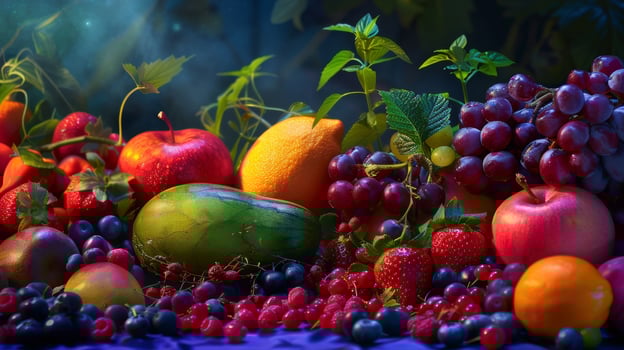 Spectacular Display of Super Healthy Foods photo