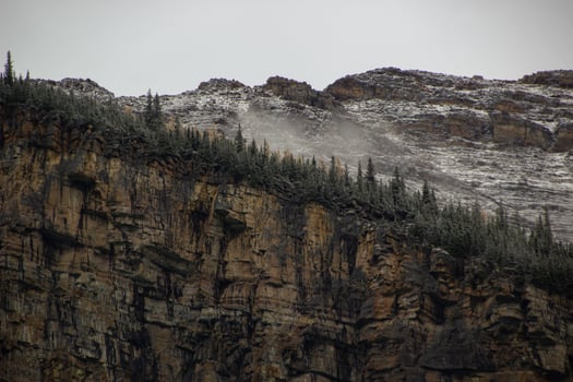 Mountain Cut, in the Canadian Rockies. photo