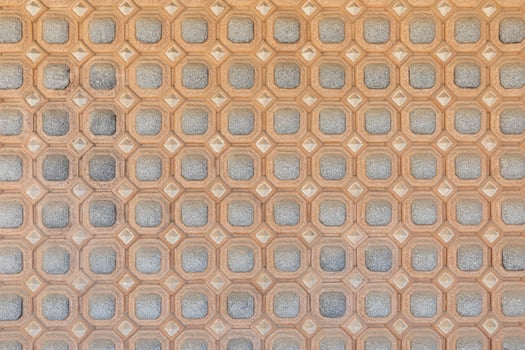 Aged wall background. Grunge surface, brick closeup, vintage pattern photo