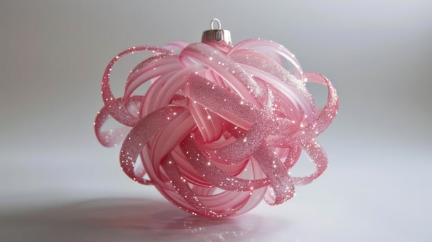 christmas pink ornament photo