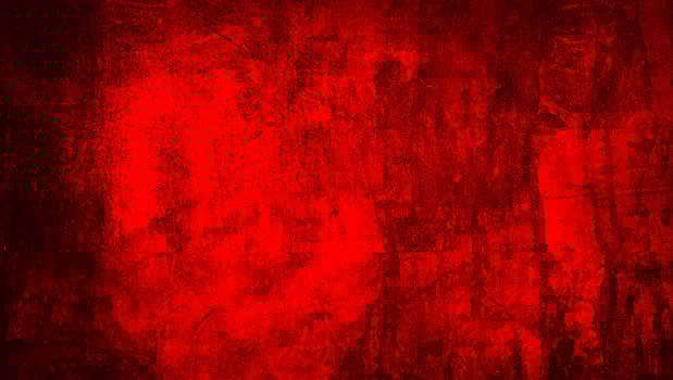 Red Grunge Plaster Wall Texture with Scratches photo