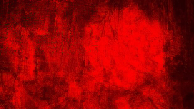 Red Grunge Plaster Wall Texture with Scratches photo