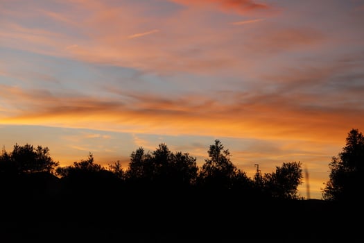 extreme colors during sunset photo