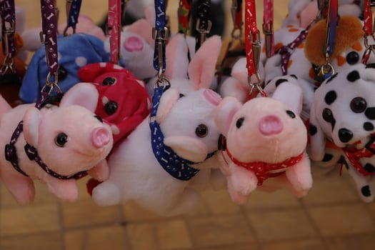 Toys of fur, fair in Vera, Almeria, Spain photo