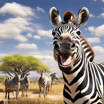 the happy zebra photo