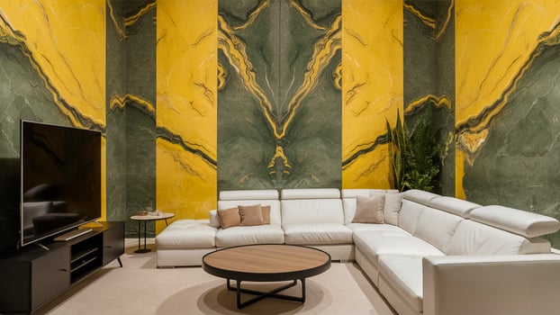 A marble grey wall living room background photo