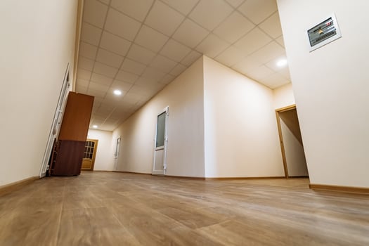 Home empty modern interior. Comfortable house without furniture. photo