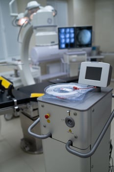 Healthcare modern hospital equipment. Medical emergency concept. photo