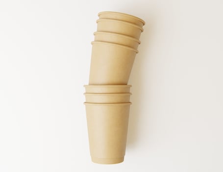 Paper cup mockup photo