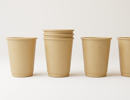Paper cup mockup photo