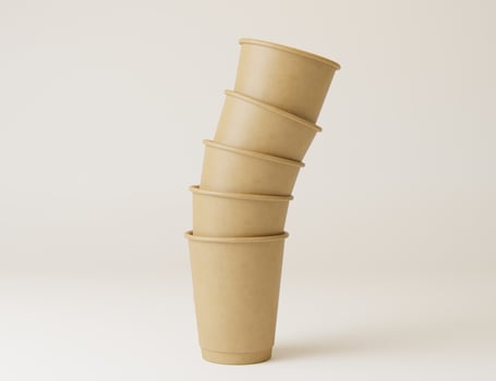 Paper cup mockup photo