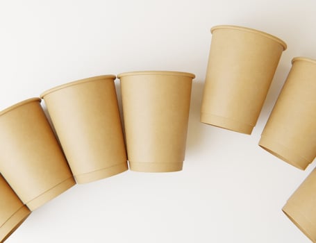 Paper coffee cup mockup photo