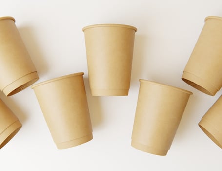 Paper coffee cup mockup photo
