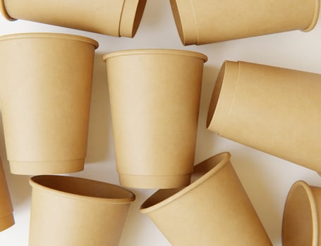 Paper coffee cup mockup photo