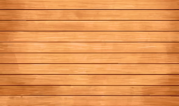 Highly Detailed Photorealistic Illustration of Brown Wooden Plank Background with Horizontal Texture photo