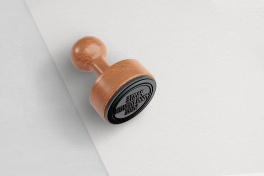 Stamp wood with paper background free images photo