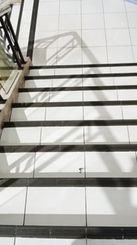 Stairs. Abstract steps. Stairs in the supermarket photo