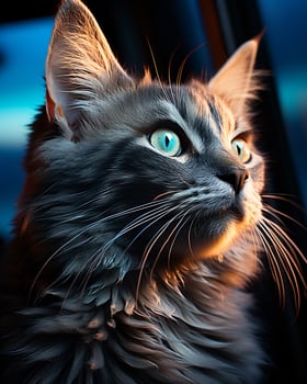 masterpiece HD quality pet photography for international cat day. photo