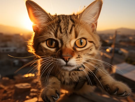 masterpiece HD quality pet photography for international cat day. photo