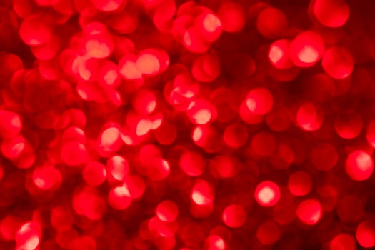 Red lights abstract bokeh backdrop. Chrismas or valentine's day lights bokeh. photo
