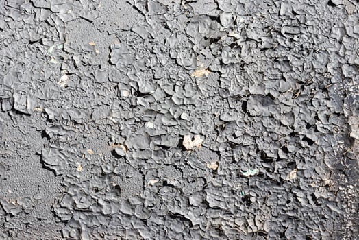 Texture of old white peeling paint on a concrete surface. Abstract backdrop for design. photo