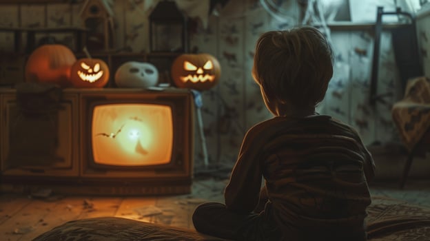 A time to indulge in childhood nostalgia with classic horror films and spooky cartoons on every TV channel photo
